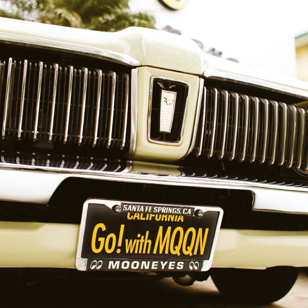 MOONEYES California Steel License Plates Go! with MQQN [MG081GMBK]